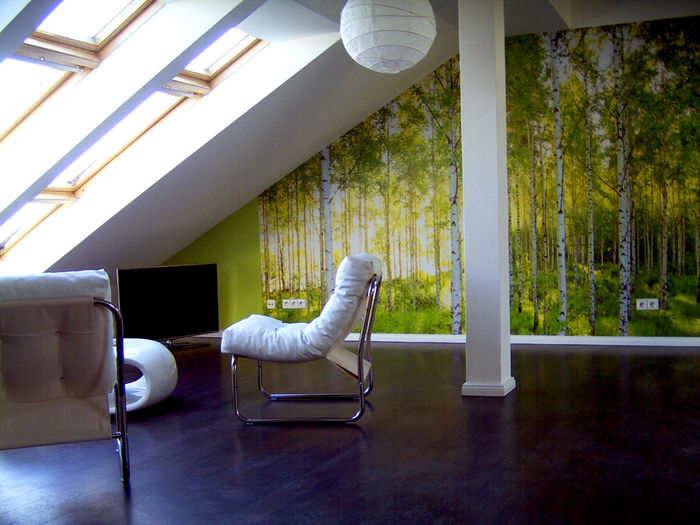 Gästewohnung mit Wandbild